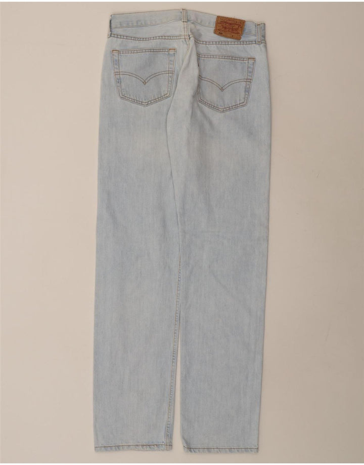 LEVI'S Ανδρικό τζιν 501 ίσιο W34 L36 Μπλε βαμβακερό