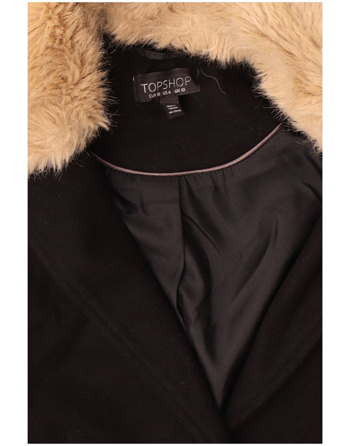 Γυναικείο Πανωφόρι Topshop Oversized UK 10 Small Black Polyester