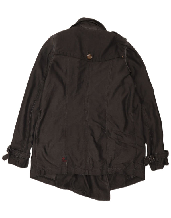 KHUJO Γυναικεία καμπαρντίνα Oversized UK 10 Small Black Polyester
