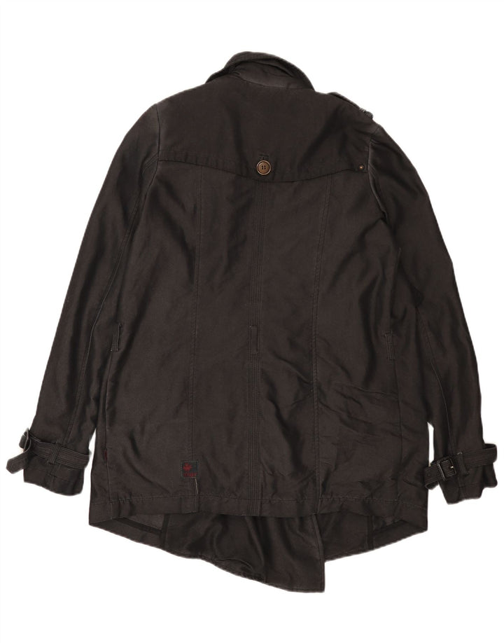 KHUJO Γυναικεία καμπαρντίνα Oversized UK 10 Small Black Polyester