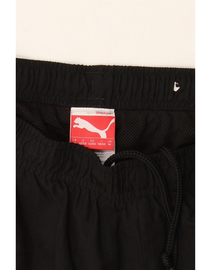 PUMA Mens Tracksuit Trousers Medium  Black Polyester Vintage Puma and Second-Hand Puma from Messina Hembry 