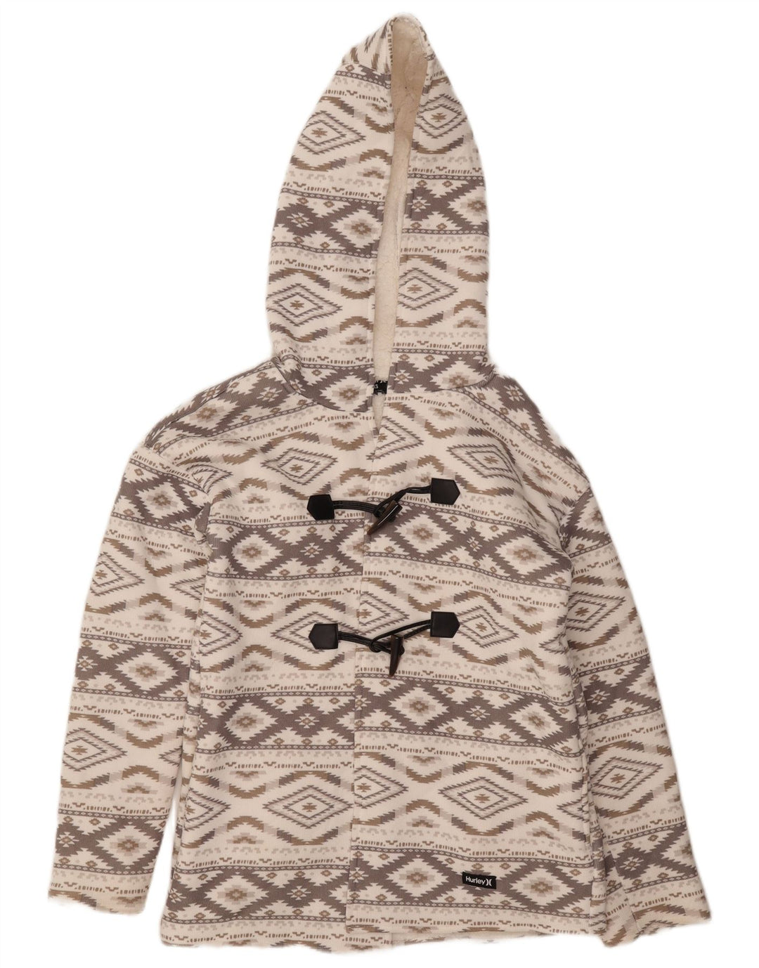 Hurley γυναικείο μπουφάν Duffle UK 6 XS Grey Argyle/Diamond Aztec