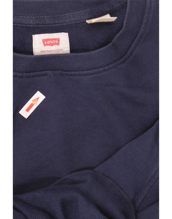 Ανδρικό φούτερ Levi's Jumper Μεσαίο μπλε βαμβακερό