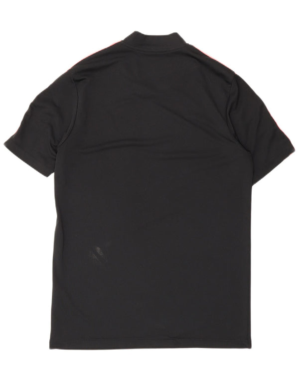 Ανδρικό κοντομάνικο T-Shirt Adidas κανονικό Top Medium Black Colourblock