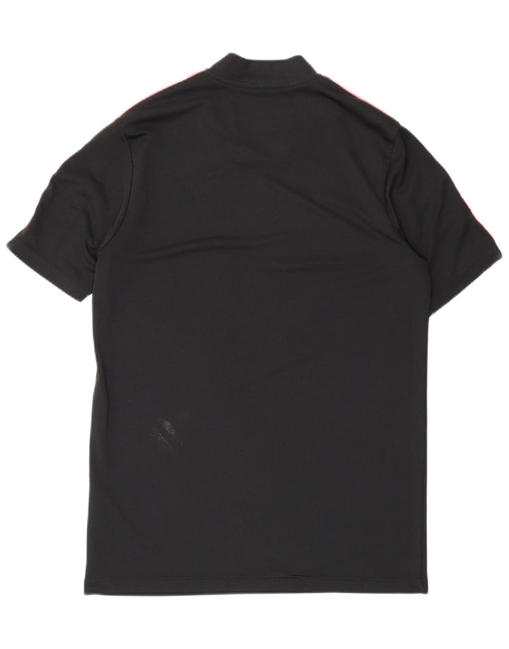 Ανδρικό κοντομάνικο T-Shirt Adidas κανονικό Top Medium Black Colourblock