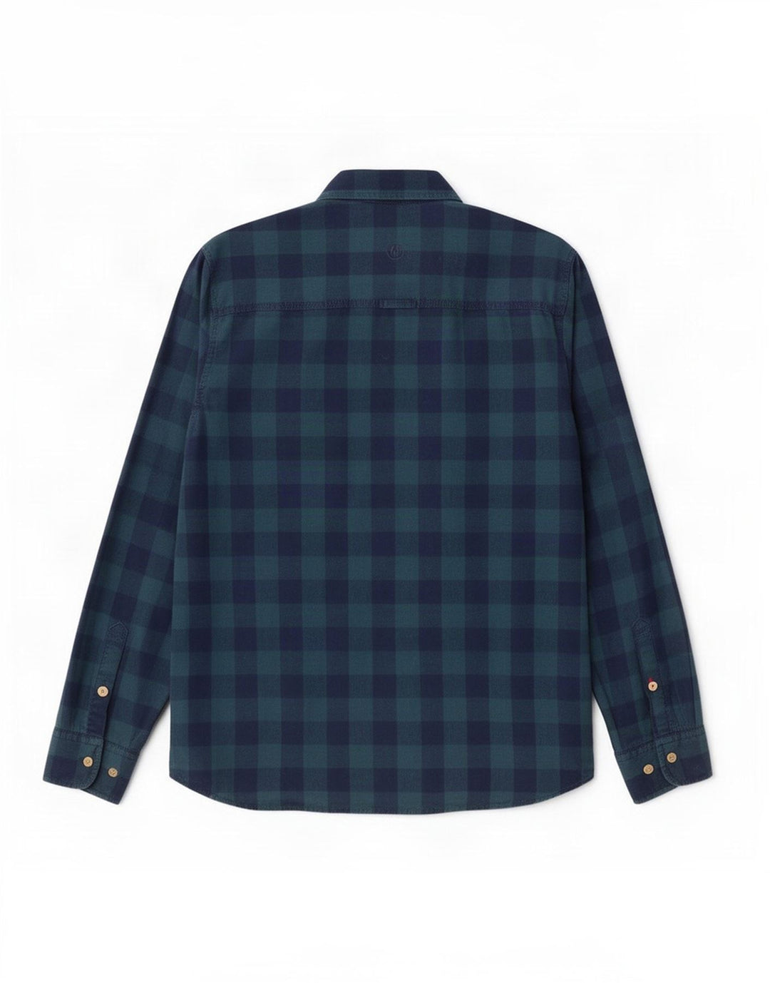 Fat Face Ανδρικό πουκάμισο Classic Fit Μεγάλο Navy Blue από βαμβακερό Gingham