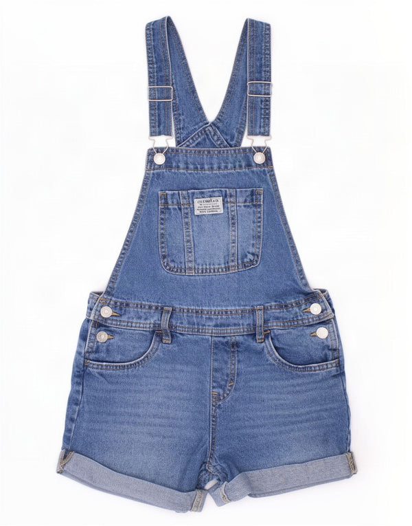 Levi's Girls Dungarees Denim Shorts 11-12 Years W26 Blue Cotton