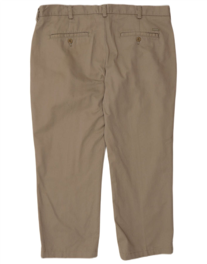 Izod Ανδρικό παντελόνι Chino με καρφίτσα W38 L25 Γκρι βαμβακερό