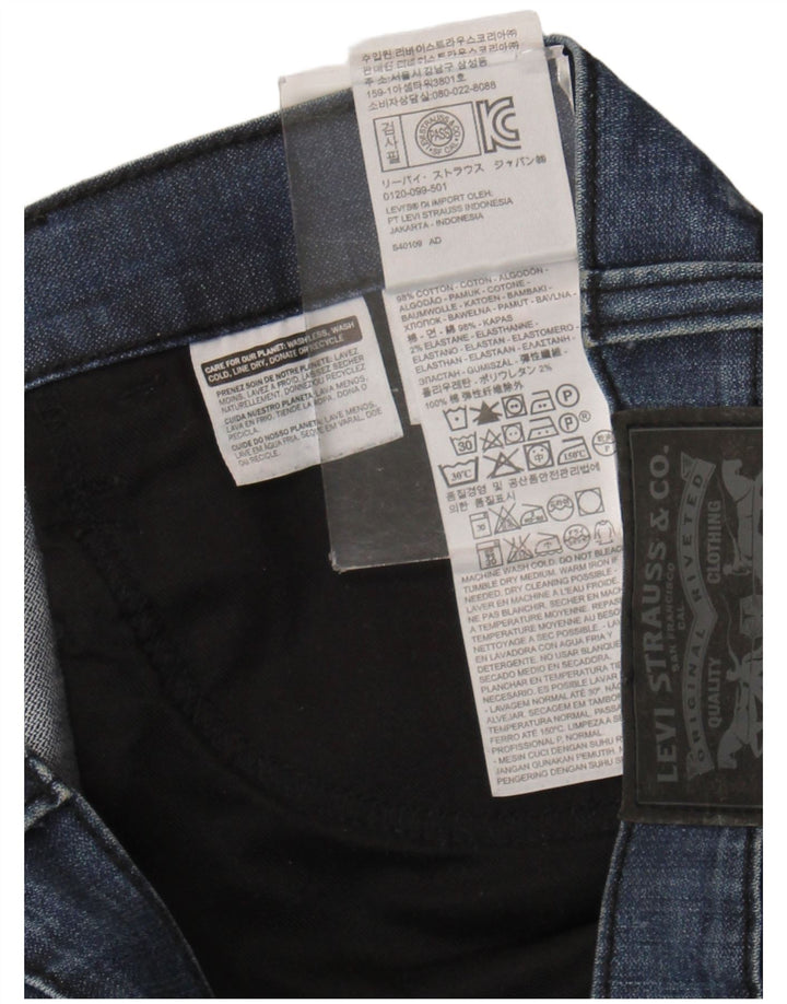 Levi's Mens 511 Slim Jeans W34 L30 Blue Cotton