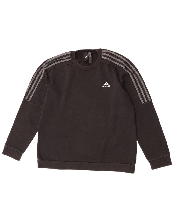 Ανδρικό φούτερ Adidas Jumper Μεσαίο μαύρο βαμβακερό
