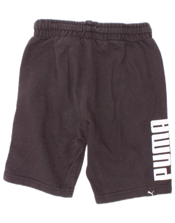 Puma Boys Graphic Sport σορτς 4-5 ετών Μαύρο Βαμβακερό