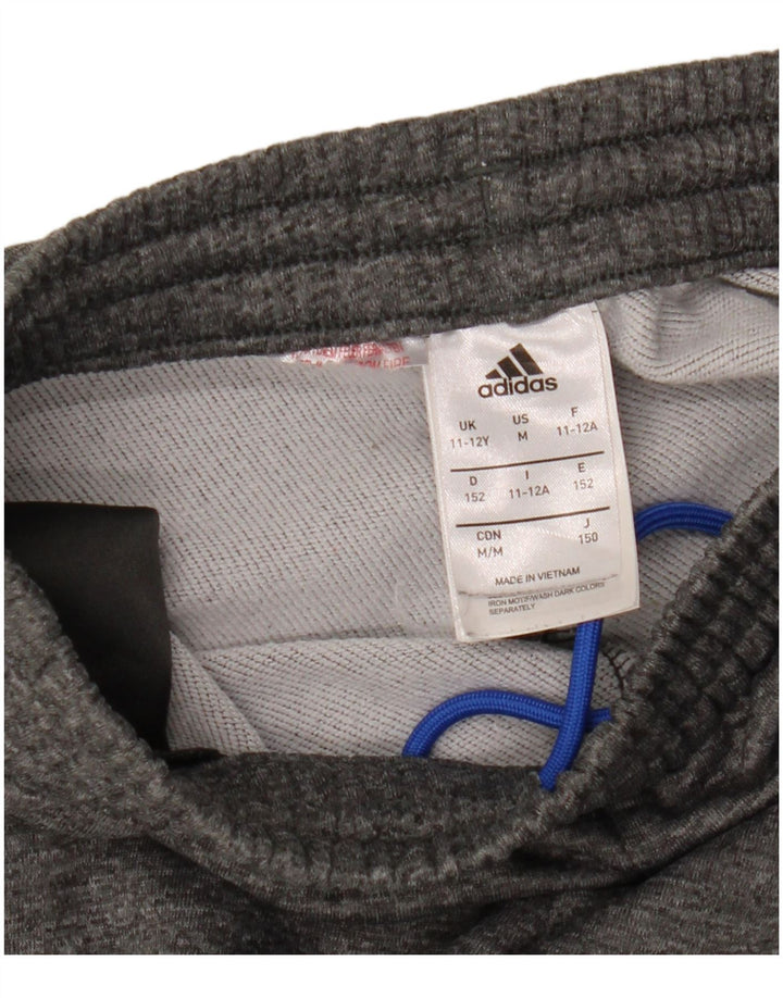 Adidas για αγόρια αθλητικά παντελόνια Joggers 11-12 ετών γκρι πολυεστέρα