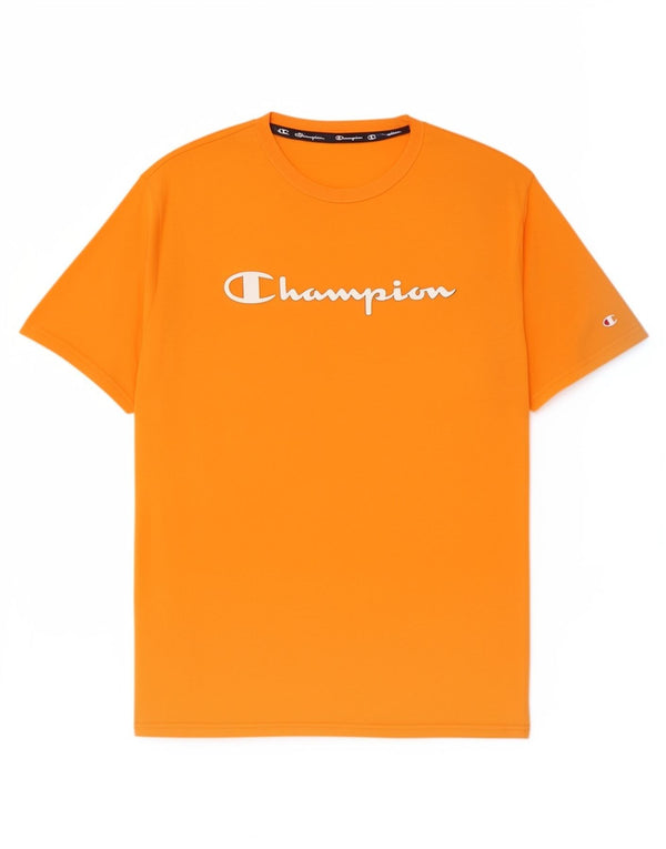 Ανδρικό γραφικό T-Shirt Champion Top 2XL πορτοκαλί βαμβακερό