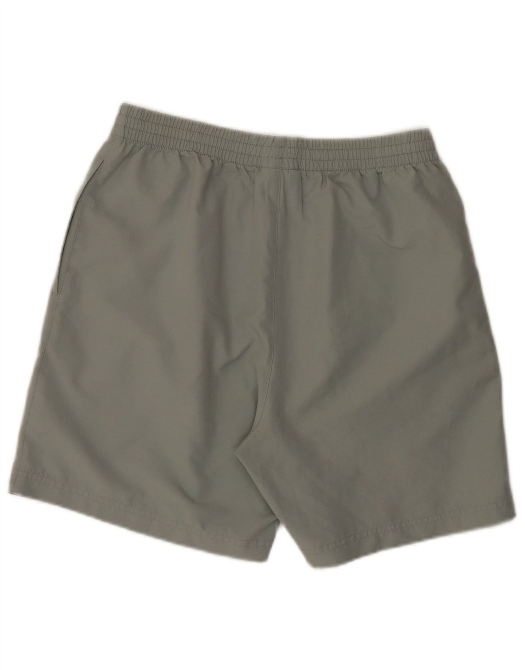 Ανδρικό αθλητικό σορτς REEBOK από μεσαίο γκρι πολυεστέρα