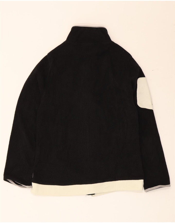 Good Year Γυναικείο Fleece Jacket UK 10 Small Black Colourblock Polyester