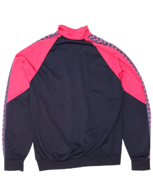 Ανδρική φόρμα γραφικών Arena Top Jacket XL Navy Blue Colorblock Polyester
