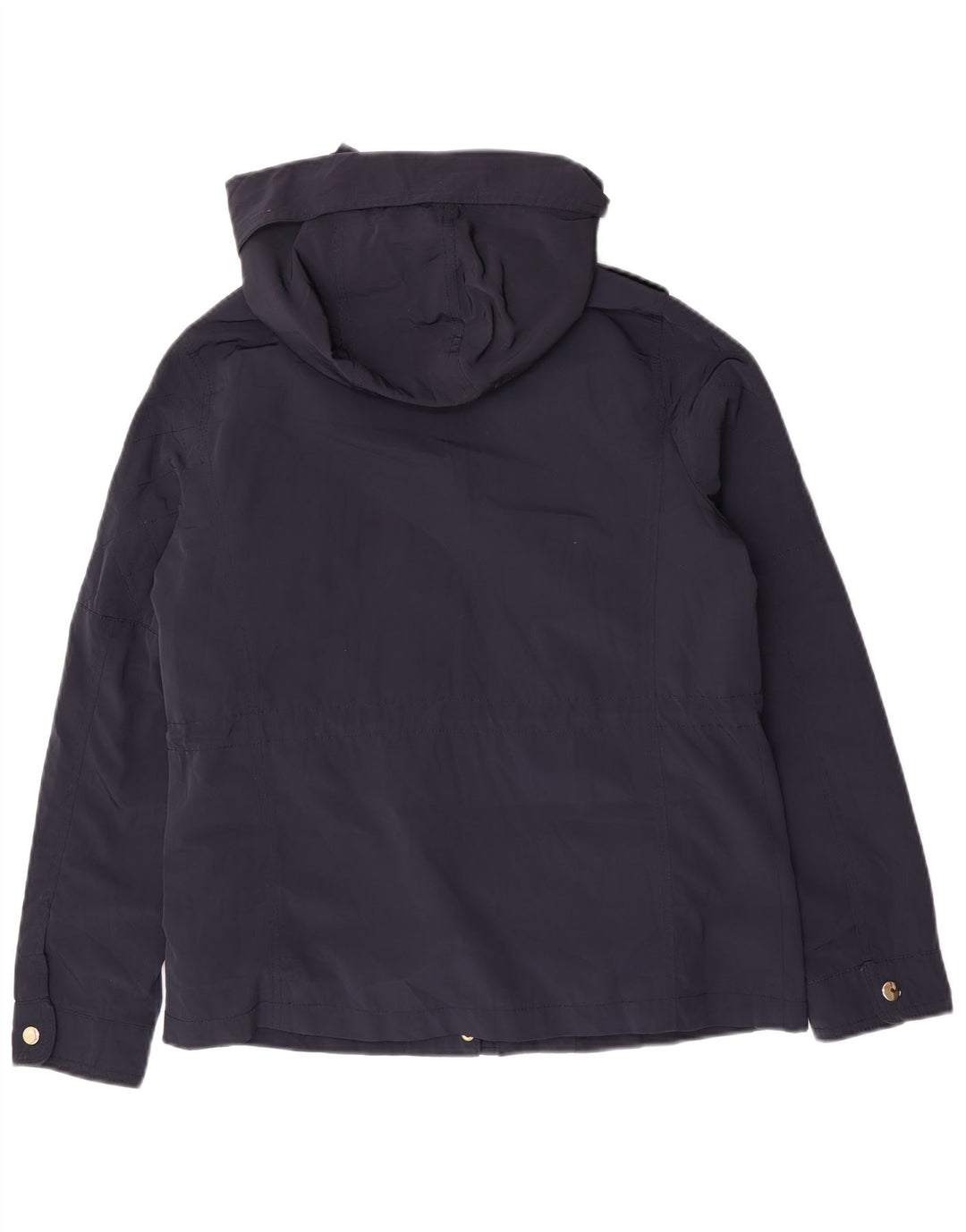 Zara Γυναικείο Military Bomber Jacket UK 14 Medium Navy Blue Polyester