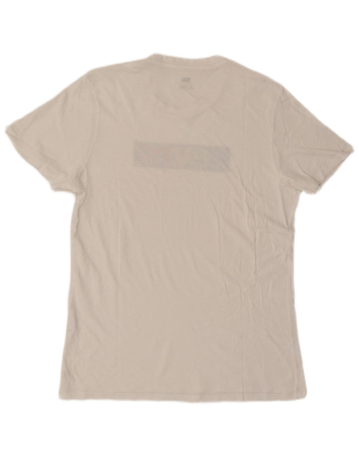 Ανδρικό γραφικό T-Shirt Levi's Top Large White