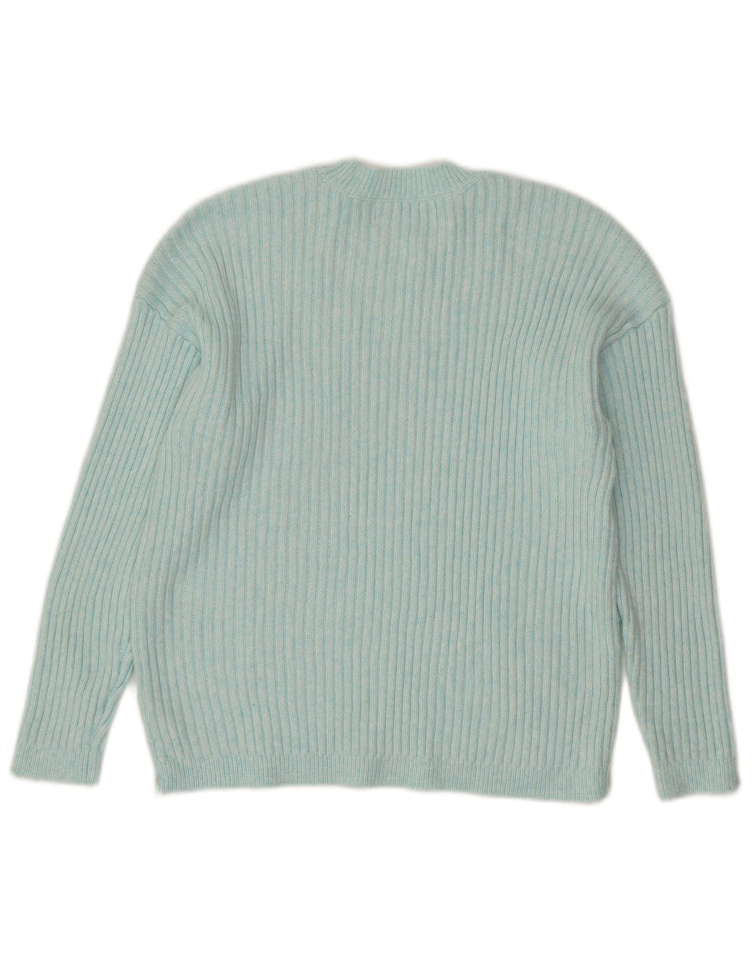 MARKS & SPENCER Γυναικείο πουλόβερ με λαιμόκοψη UK 16 Large Blue Polyester
