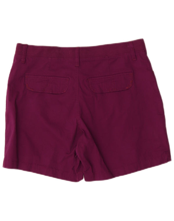 Lee Γυναικείο Casual Σορτς US 12 Large W34 Μωβ βαμβακερό