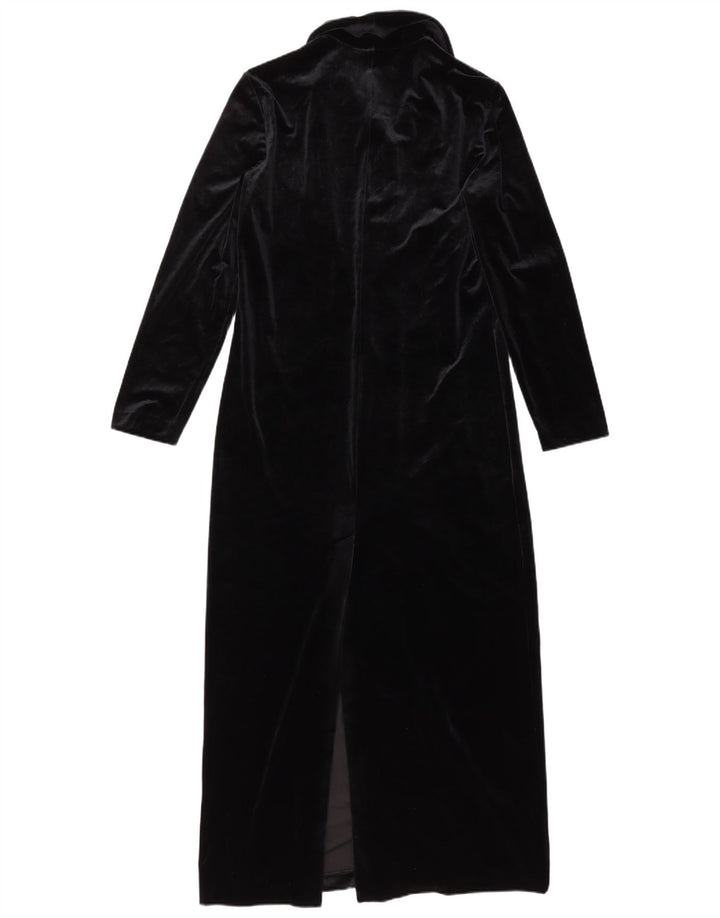 Γυναικείο βελούδινο πουκάμισο VINTAGE UK 10 Small Black Polyester