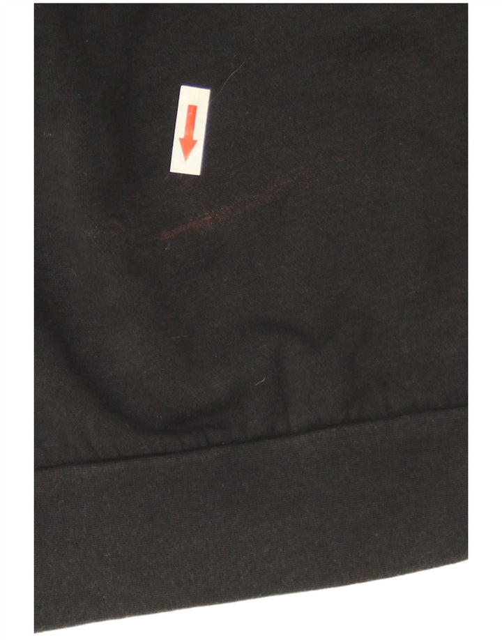 Adidas Γυναικεία Φούτερ Jumper UK 12/14 Μεσαίο μαύρο βαμβακερό