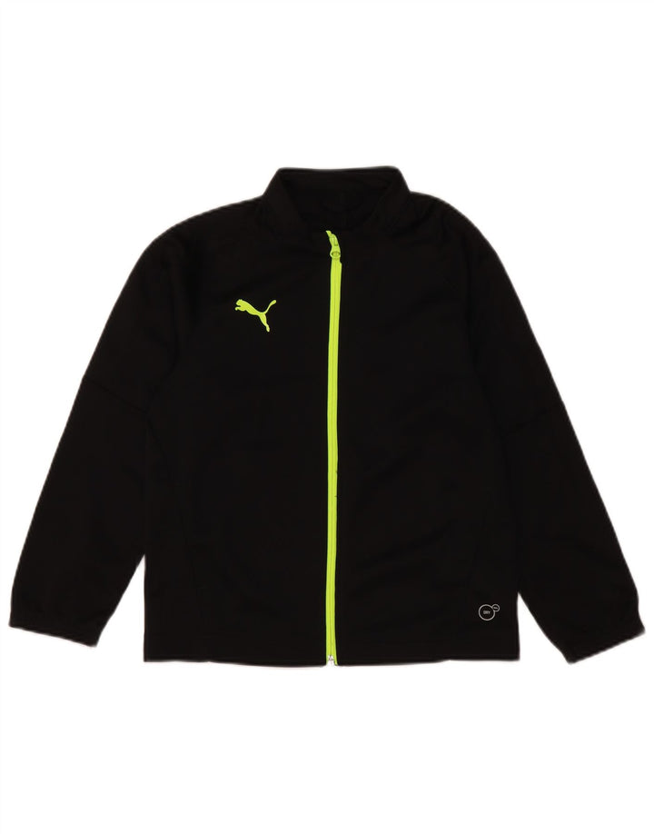 PUMA Boys αθλητική φόρμα Top Jacket 7-8 Years Black Polyester