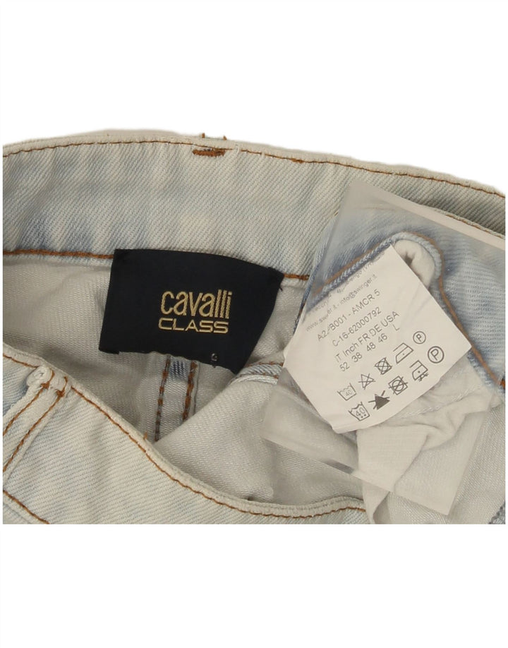 Cavalli Ανδρικό τζιν ίσιο μεγάλο W34 L29 Μπλε βαμβακερό