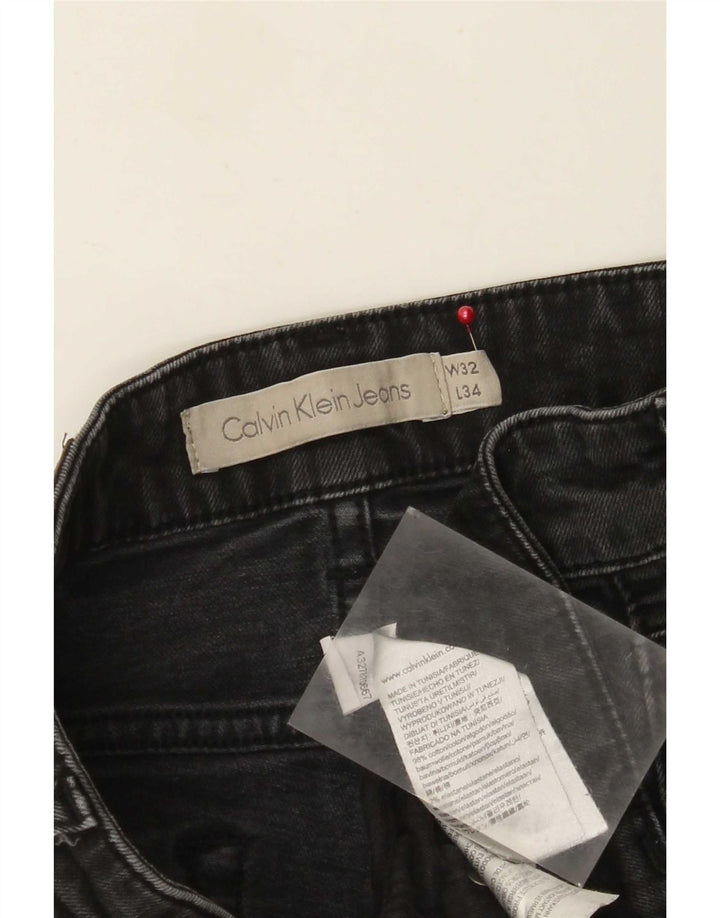 Calvin Klein Γυναικείο Slim Jeans W32 L34 Μαύρο βαμβακερό