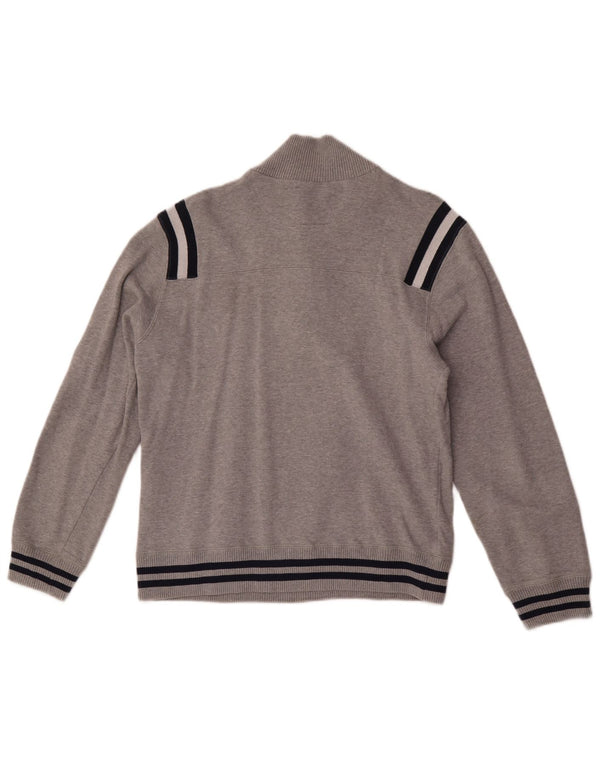 Champion γυναικείο φούτερ με φερμουάρ Jumper UK 12 Medium Grey Colourblock