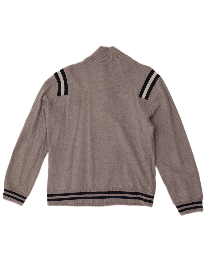Champion γυναικείο φούτερ με φερμουάρ Jumper UK 12 Medium Grey Colourblock