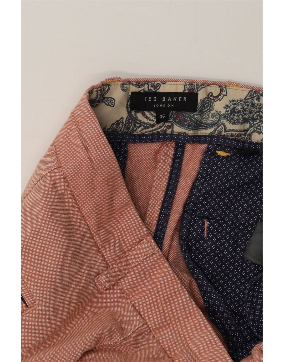 Ted Baker Ανδρικό σορτς Chino W36 μεγάλο ροζ