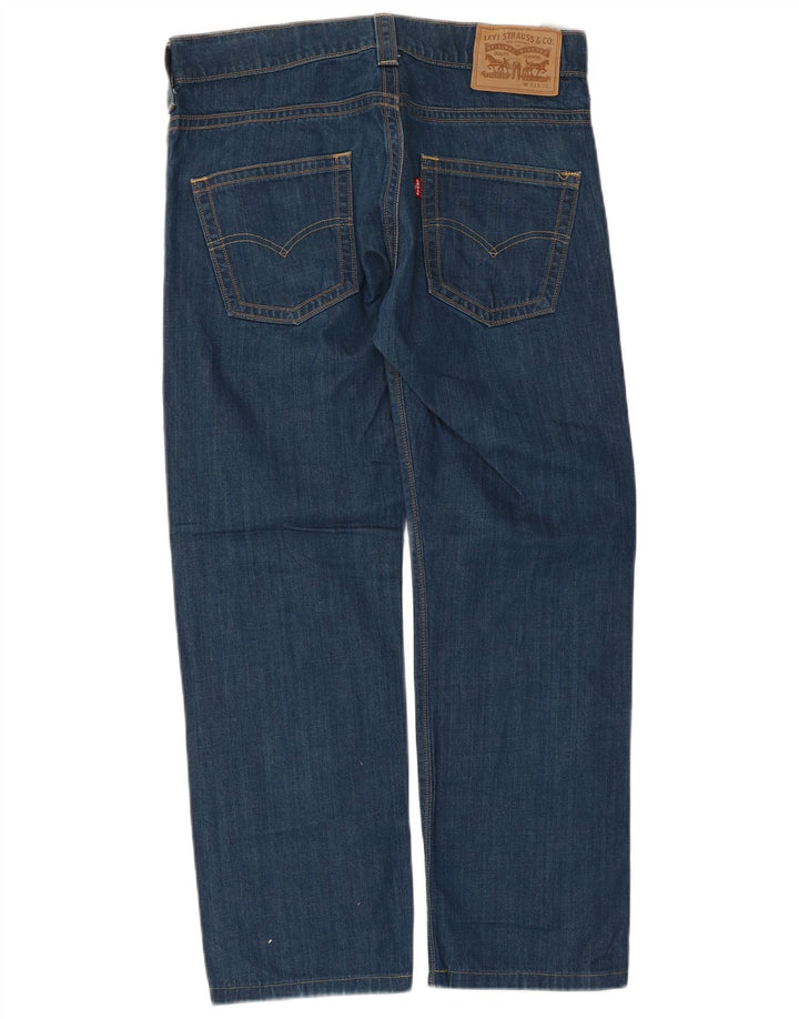 Ανδρικό τζιν Levi's Straight W33 L28 Blue Cotton