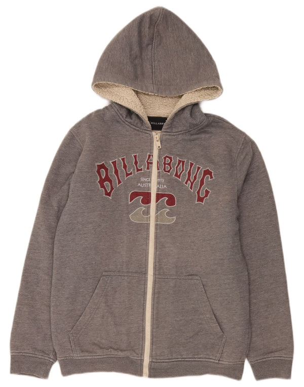 Πουλόβερ Billabong Boys Graphic Zip Hoodie 15-16 Years Grey Polyester