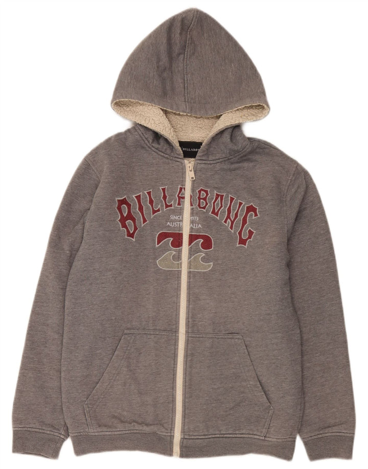 Πουλόβερ Billabong Boys Graphic Zip Hoodie 15-16 Years Grey Polyester