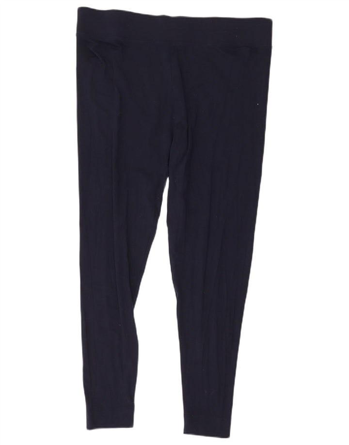 Γυναικεία κολάν Marks & Spencer UK 18 XL Navy Blue Viscose