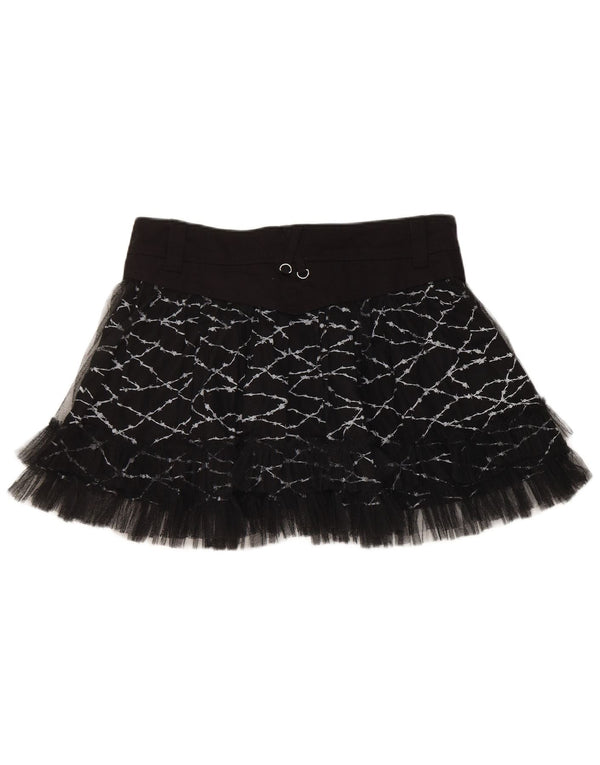 HELL BUNNY Γυναικεία Μίνι Φούστα Tutu XL W36 Μαύρη βαμβακερή