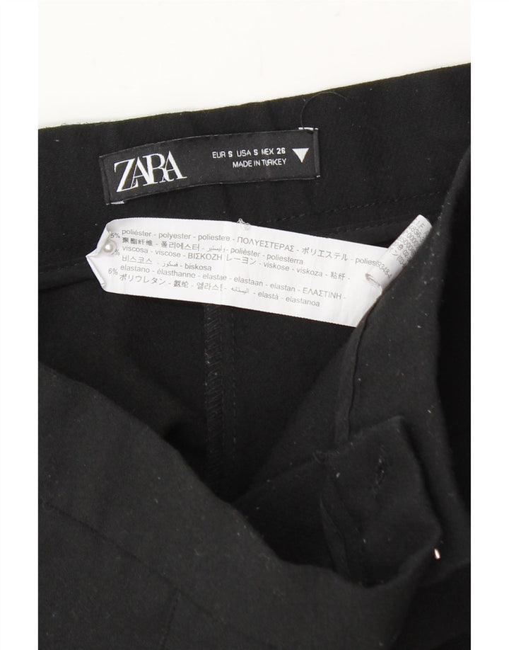 Zara Γυναικείο Skort UK 8 Small Black Polyester