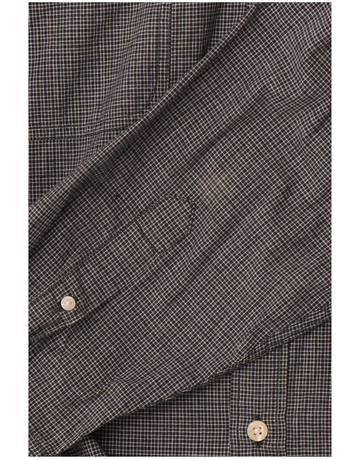 Ανδρικό πουκάμισο LEVI'S Slim Fit Large Navy Blue Check Cotton