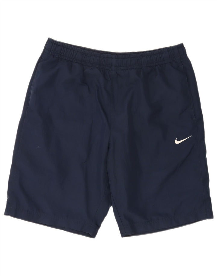 Ανδρικό αθλητικό σορτς Nike από μεσαίο μπλε ναυτικό πολυεστέρα