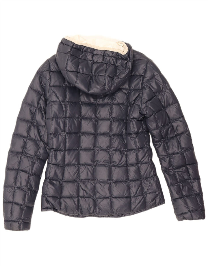 K-Way Girls Hooded Jacket 7-8 Years Navy Blue