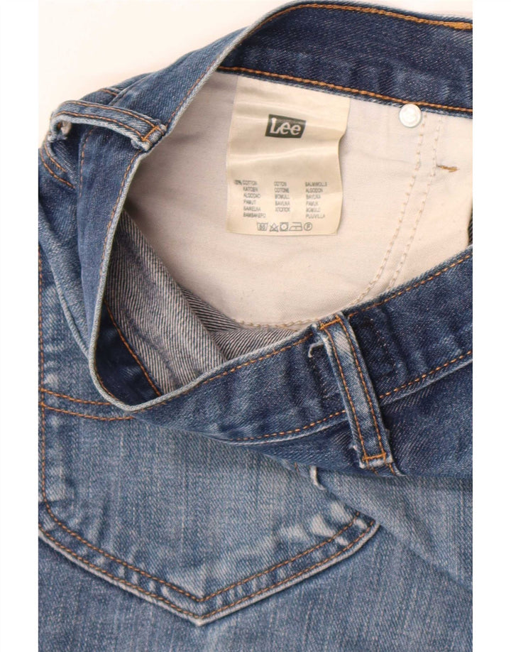 Lee Mens Blake Straight Jeans W31 L32 Blue Cotton