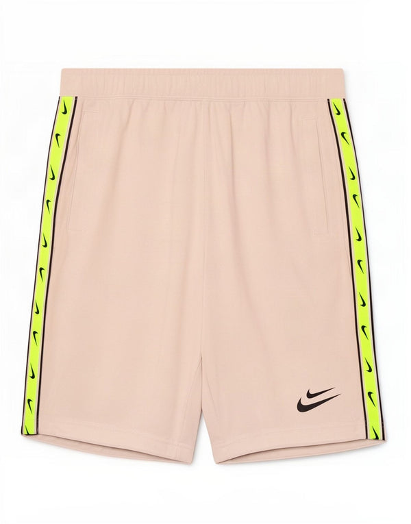 Ανδρικό γραφικό αθλητικό σορτς Nike, μικρό μπεζ, βαμβακερό