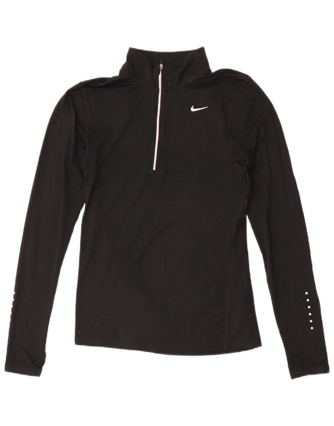 Γυναικεία φόρμα πουλόβερ με φερμουάρ Nike Dri Fit Top 10 Small Black