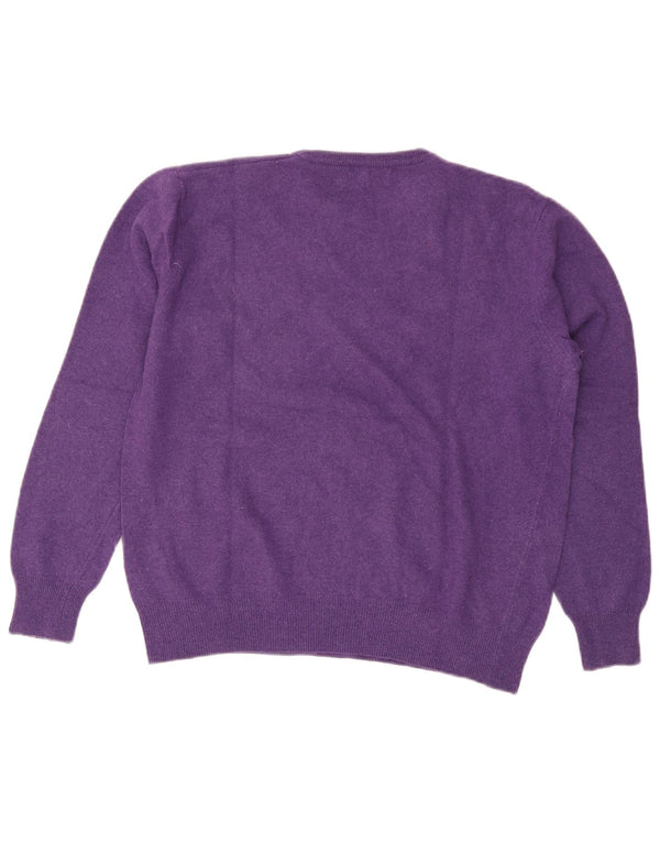 Kappa Γυναικείο πουλόβερ με λαιμόκοψη UK 14 Medium Purple Wool