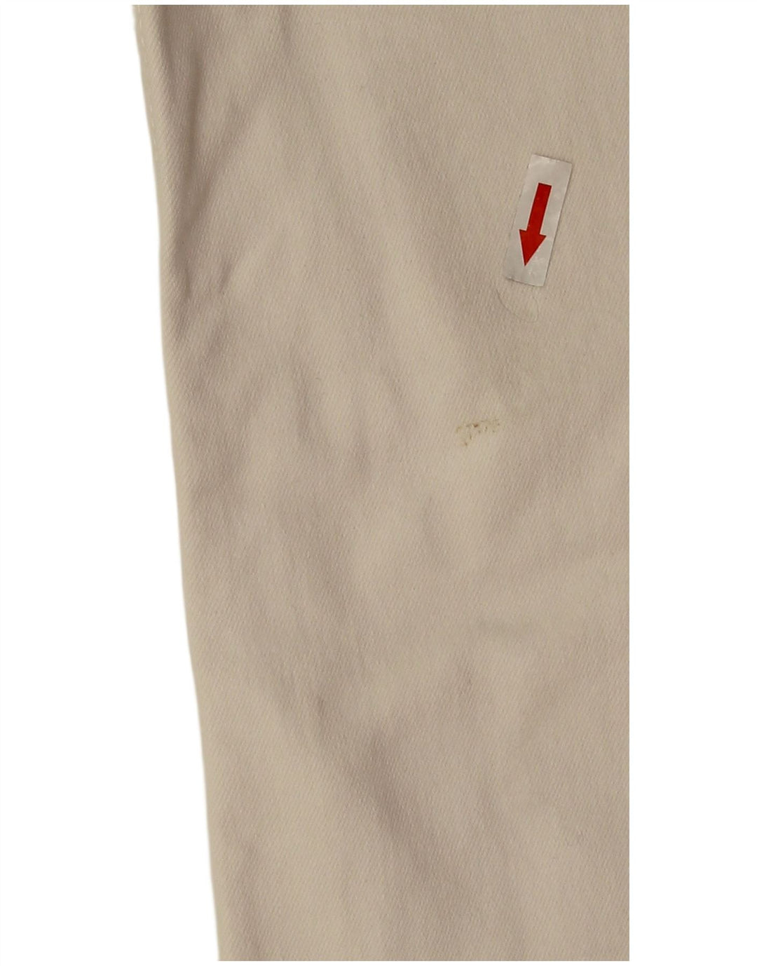 Zara Γυναικείο τζιν μποτάκι EU 38 Small W28 L26 από λευκό βαμβακερό