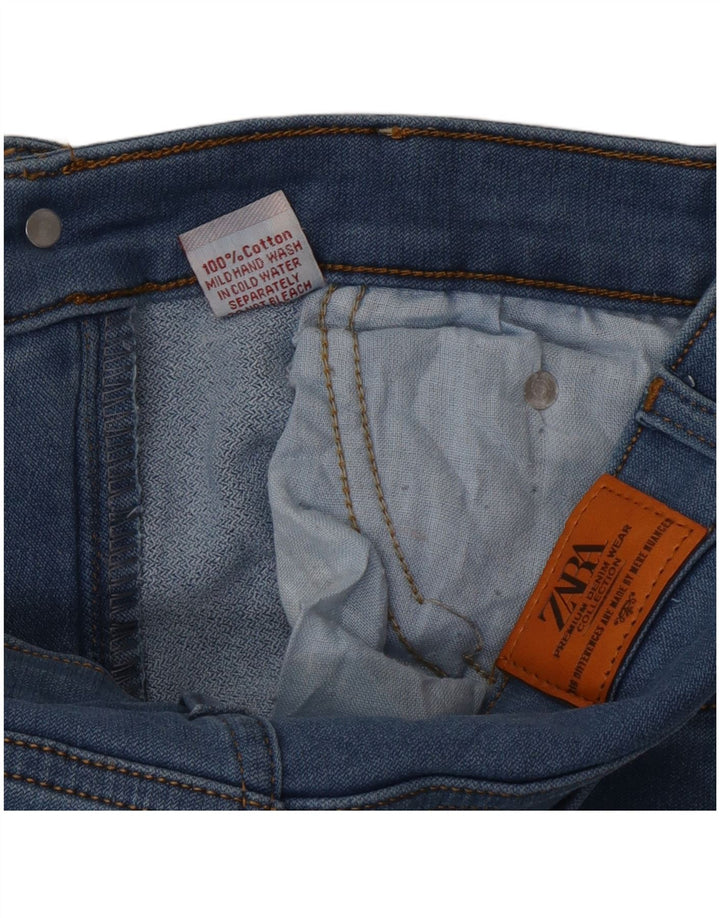 Ανδρικό τζιν Zara ίσιο W30 L29 Μπλε βαμβακερό