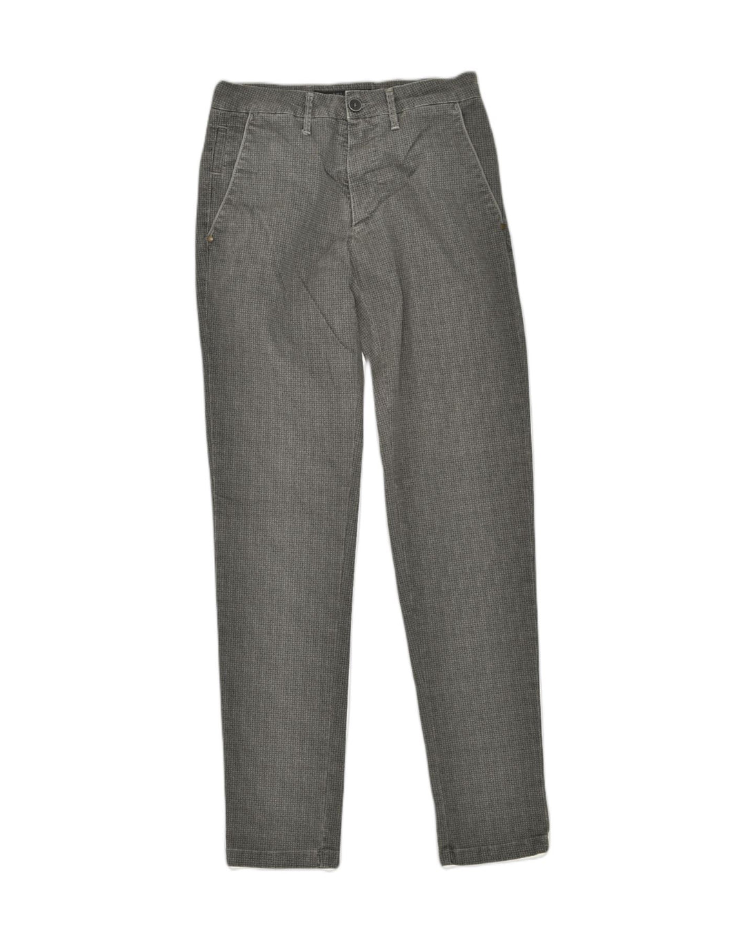 LIU JO Womens Skinny Chino Trousers IT 44 Medium W29 L31 Grey Cotton | Vintage Liu Jo | Thrift | Second-Hand Liu Jo | Used Clothing | Messina Hembry 