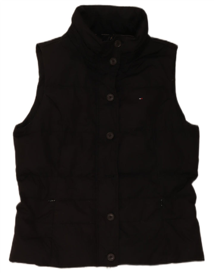 Tommy Hilfiger Γυναικεία επένδυση Gilet UK 14 Large Μαύρος Πολυεστέρας