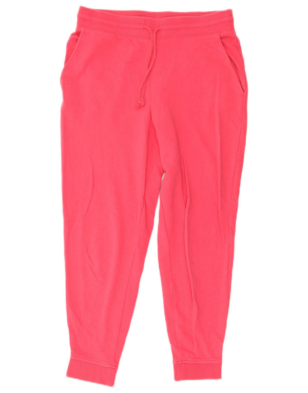 Marks & Spencer Γυναικεία φόρμα παντελόνι Joggers UK 12 Ροζ βαμβακερή μεσαία